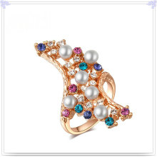 Fashion Jewelry Crystal Jewelry Alloy Ring (AL0004G)